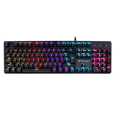 TECLADO MECÁNICO GAMER TARGET RGB TT-KBGA8 ILUMINADO
