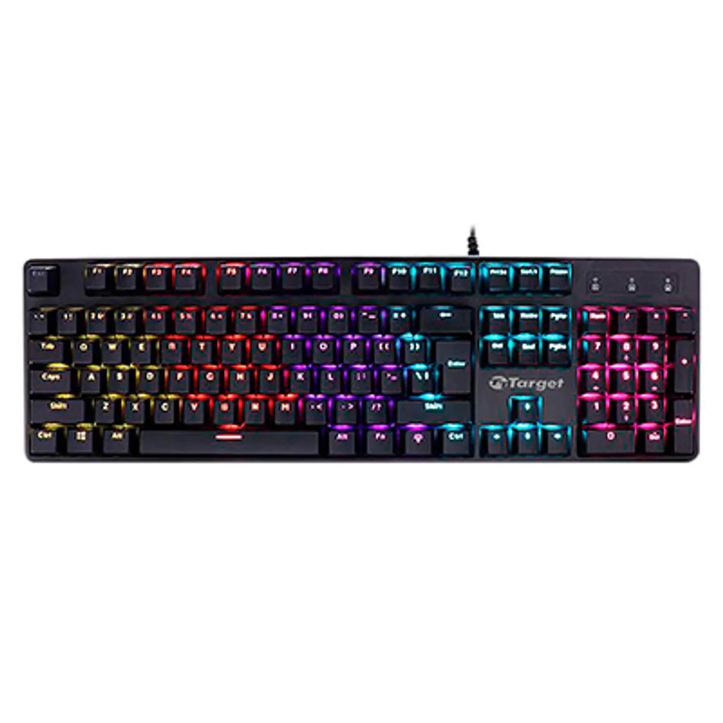 TECLADO MECÁNICO GAMER TARGET RGB TT-KBGA8 ILUMINADO 1