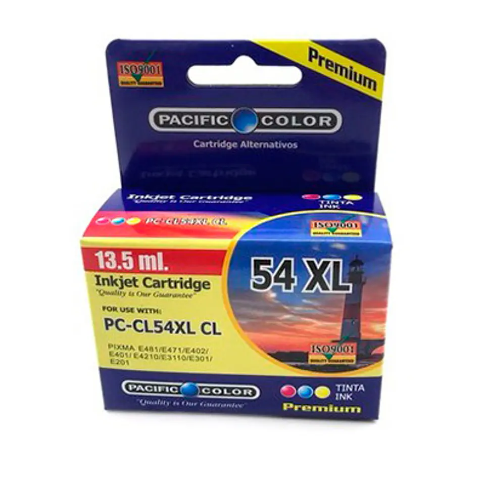 TINTA 54XL TRI-COLOR PACIFIC COLOR 13.5ML COMPATIBLE CANON 1