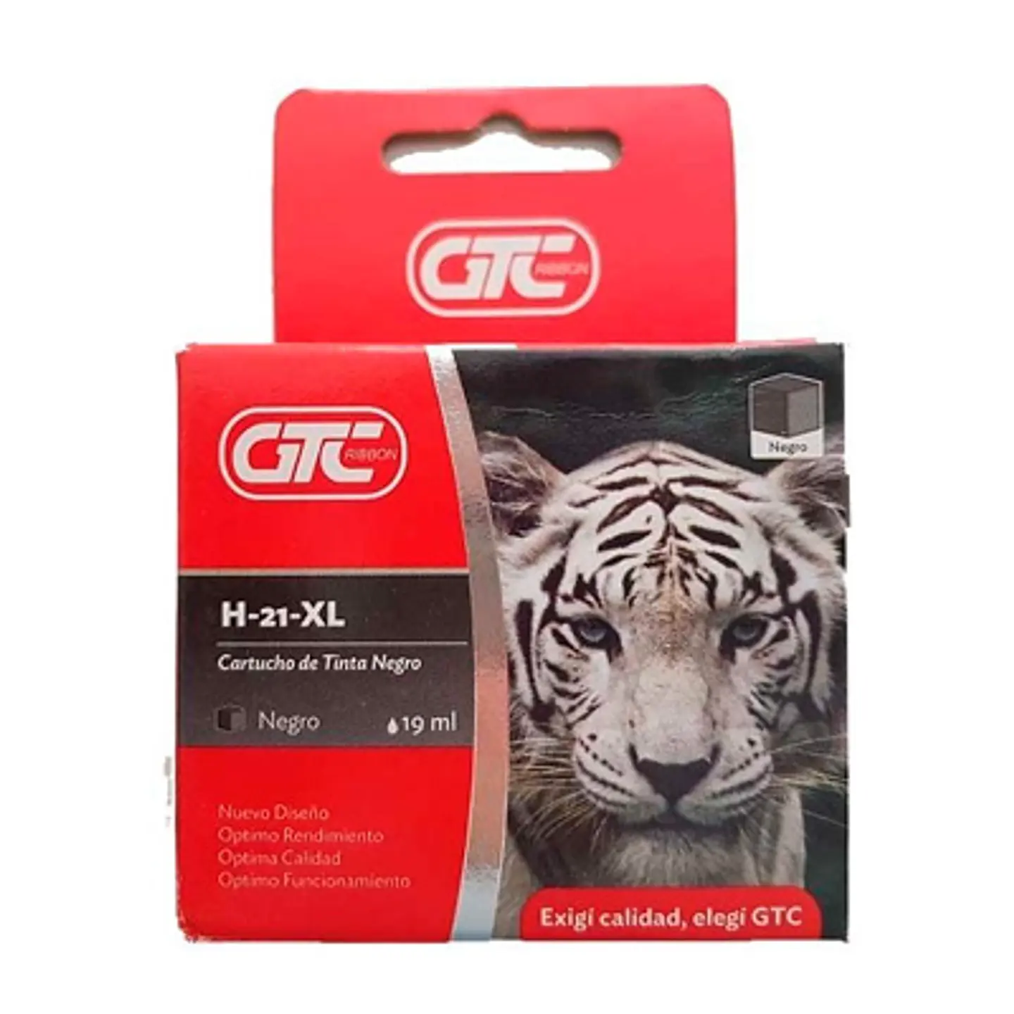 CARTUCHO DE TINTA GTC 21 XL NEGRO 19 ML PARA IMPRESORA HP 1
