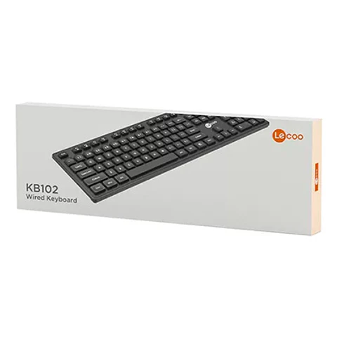 TECLADO LECOO KB102 USB NEGRO