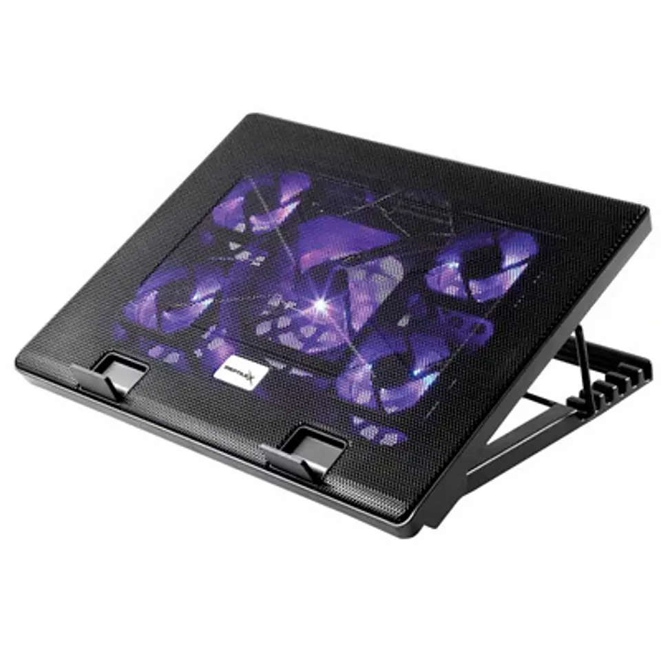 COOLING PAD GAMER REPTILEX 5 VENTILADORES USB | NOTEBOOK 1