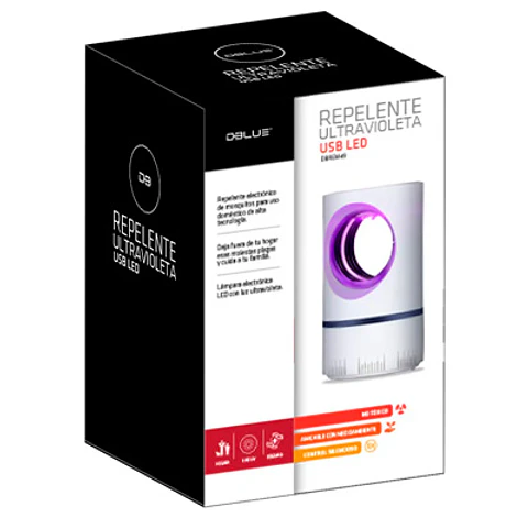 LÁMPARA UV USB MATA MOSQUITOS DBLUE 40M