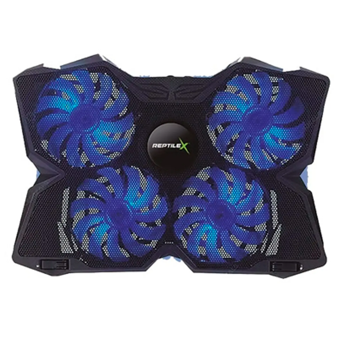 VENTILADOR GAMER REPTILEX | 4 VENTILADORES LED AZUL 2