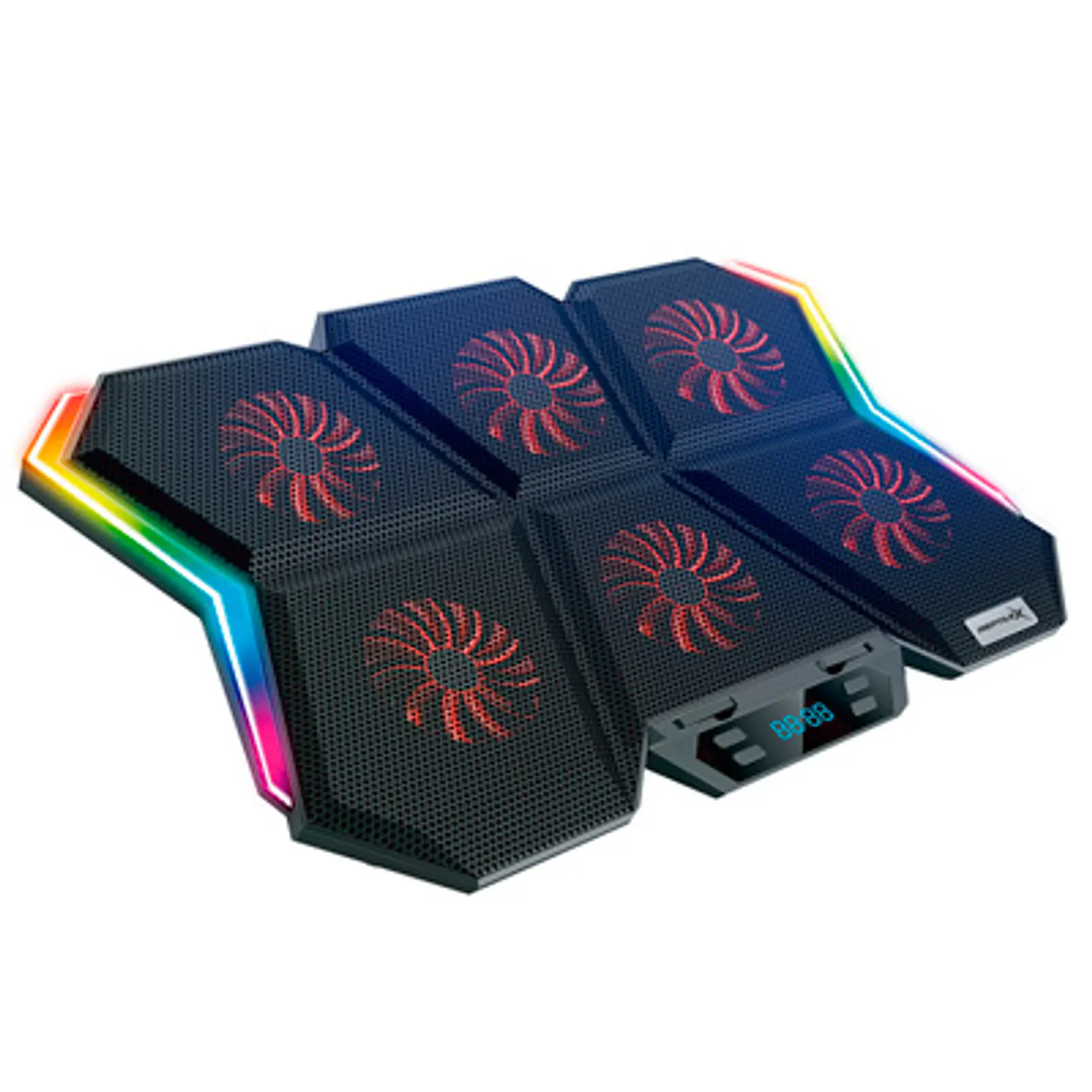 COOLER GAMER REPTILEX 6 VENTILADORES | RGB + LCD AJUSTABLE 2