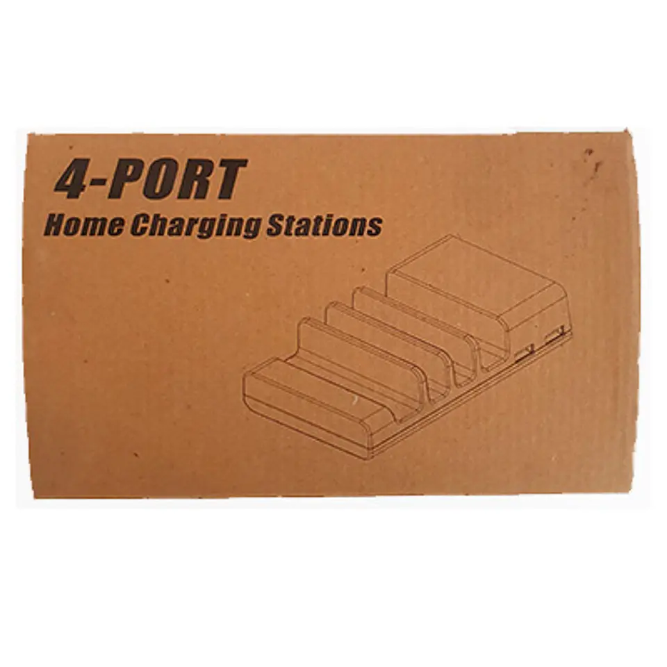 ESTACIÓN DE CARGA 4 PUERTOS USB | RÁPIDA E INTELIGENTE 2