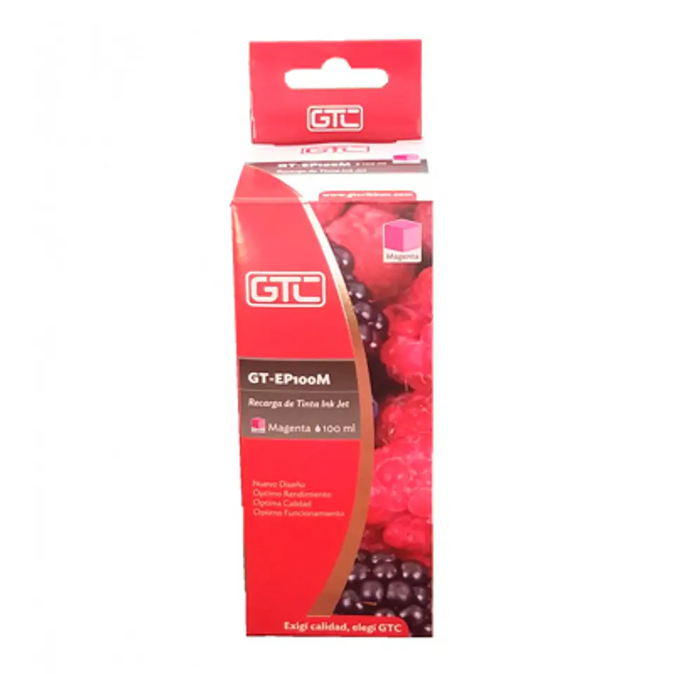 TINTA GTC EP100M COLOR MAGENTA 100ML COMPATIBLE CON EPSON 2