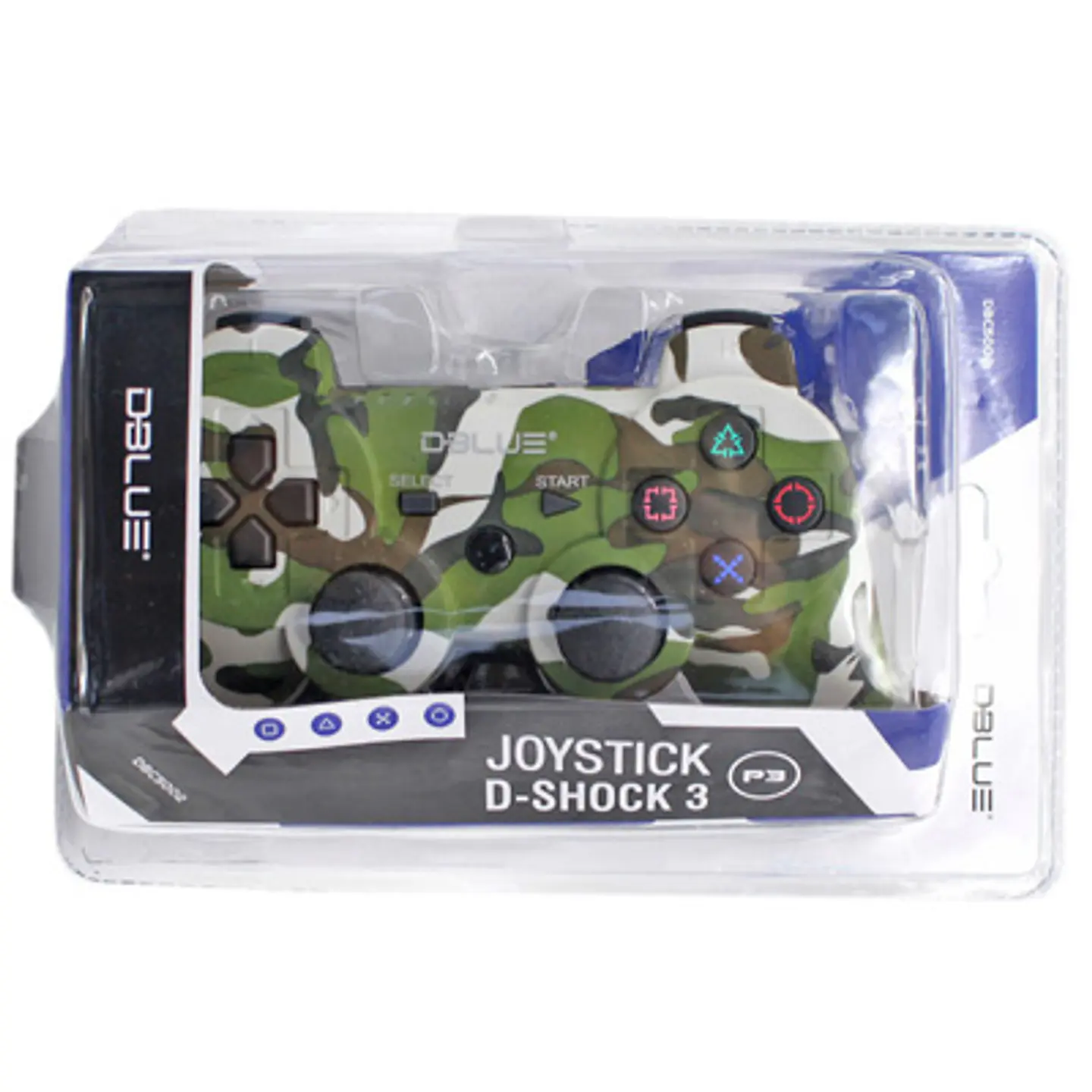 JOYSTICK DBLUE PARA PS3 CAMUFLADO VERDE 3