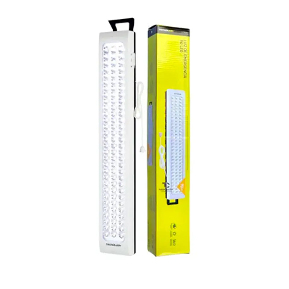 LÁMPARA DE EMERGENCIA TECNOLAB 90 LED RECARGABLE 360 LM 2