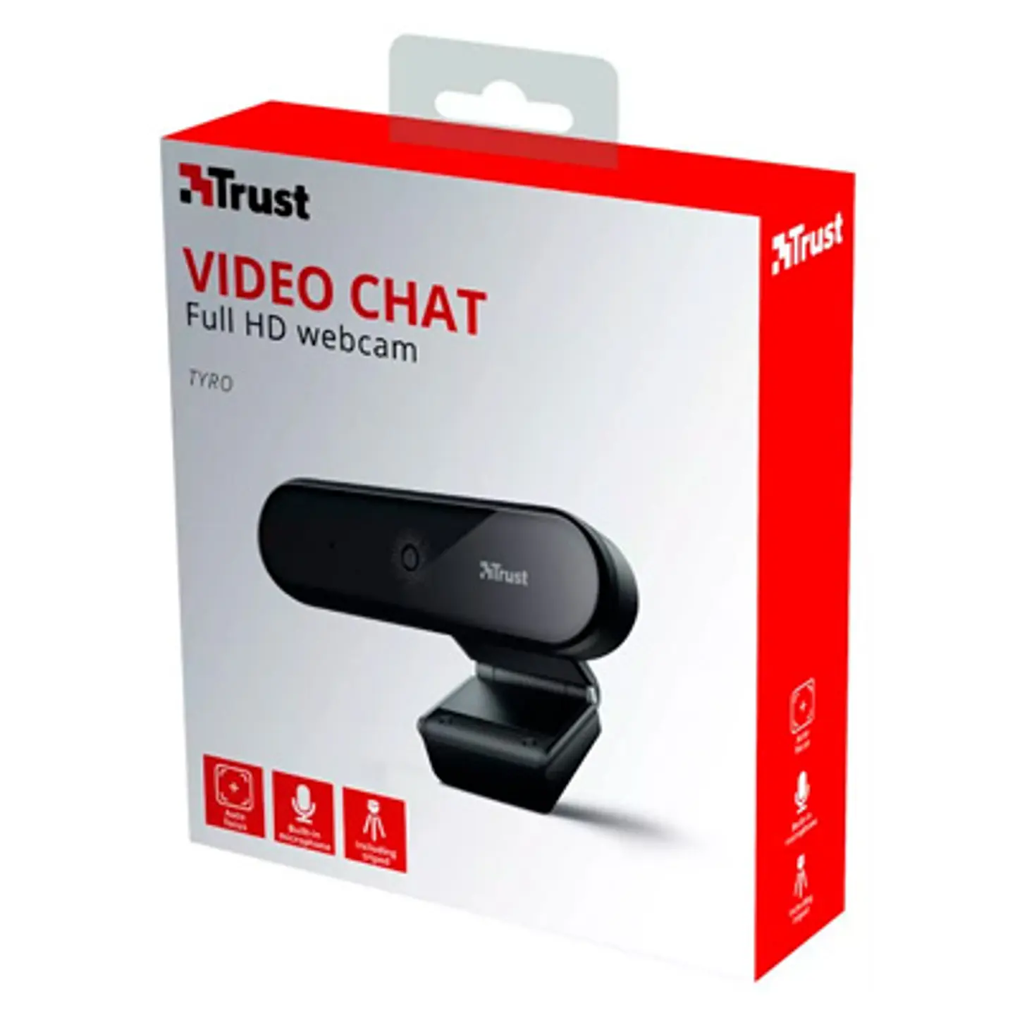 CÁMARA WEB TRUST TYRO FULL HD 1080P 3