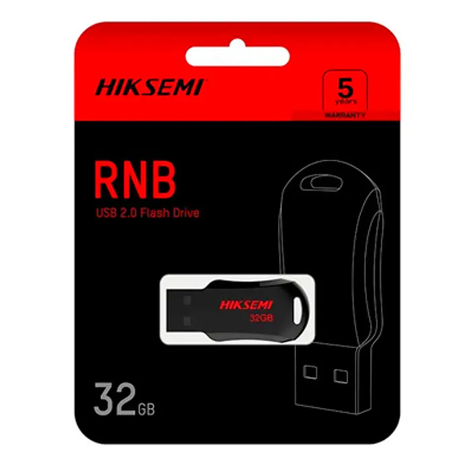 PENDRIVE HIKSEMI RNB 32 GB USB 2.0 SIN TAPA 1