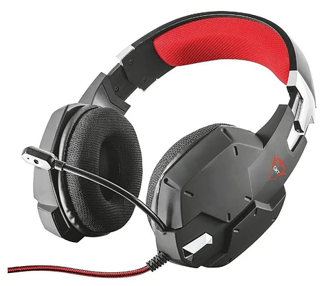 AURICULARES GAMER TRUST GXT 322 C/MICRO NEGRO ROJO