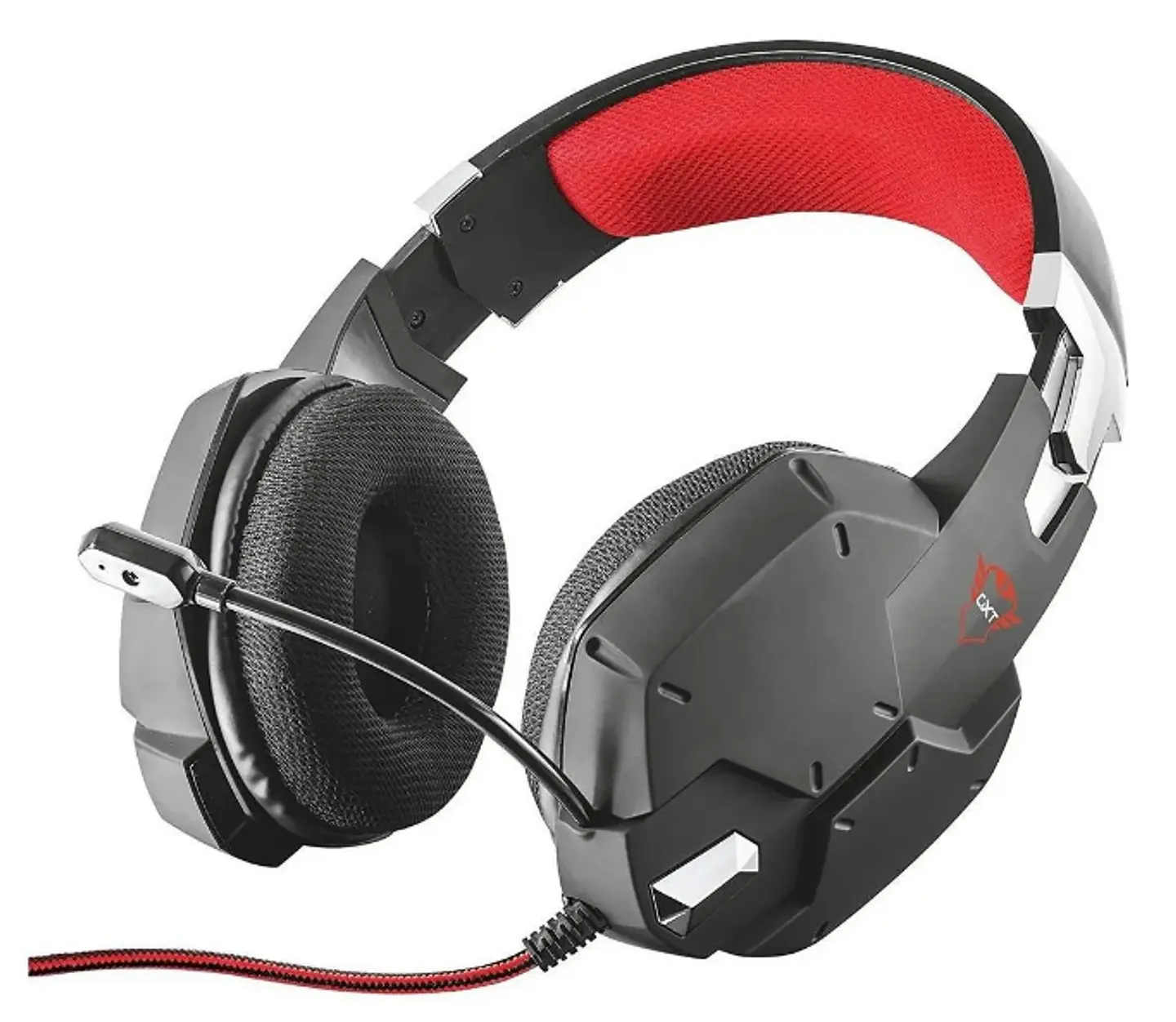AURICULARES GAMER TRUST GXT 322 C/MICRO NEGRO ROJO 1