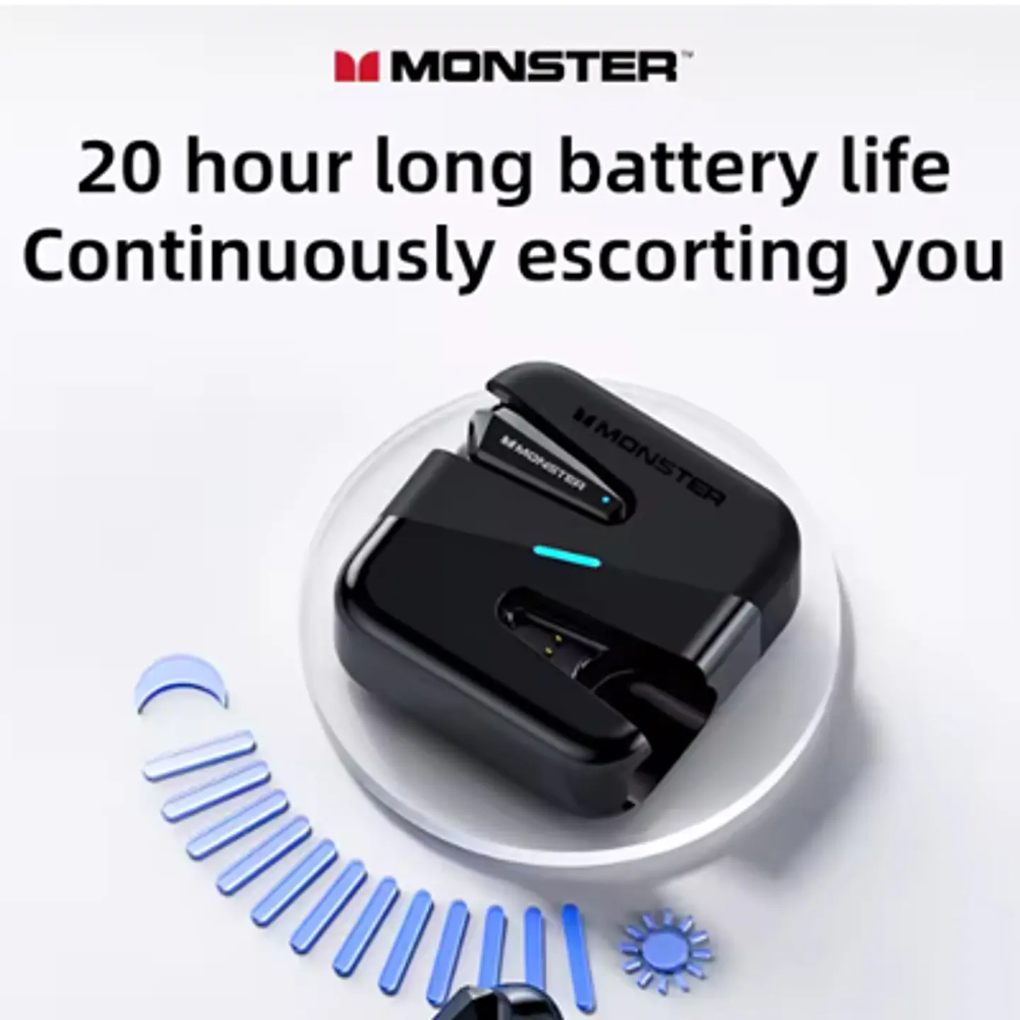 AURICULARES MONSTER XKT01MKII TWS BT 5.4 IN-EAR 2