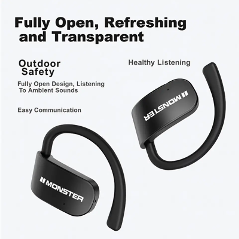 AURICULARES MONSTER AIRFREE GT10 OPEN-EAR BT 5.4 2