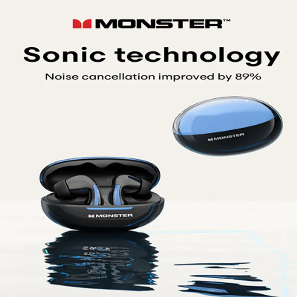 AURICULARES MONSTER MQT36 TWS BT 5.4 ANC 16H 3
