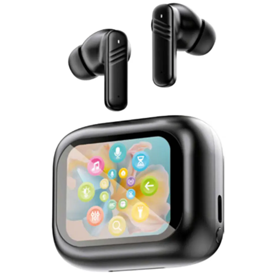 AUDÍFONOS BT TECNOLAB TL654 TOUCH ANC NEGRO 1