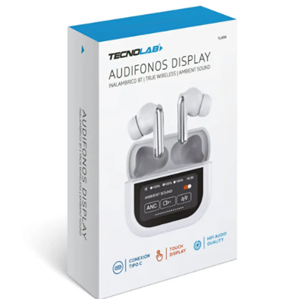 AUDÍFONOS TECNOLAB TL656 BT ANC ENC TOUCH 1.47 2