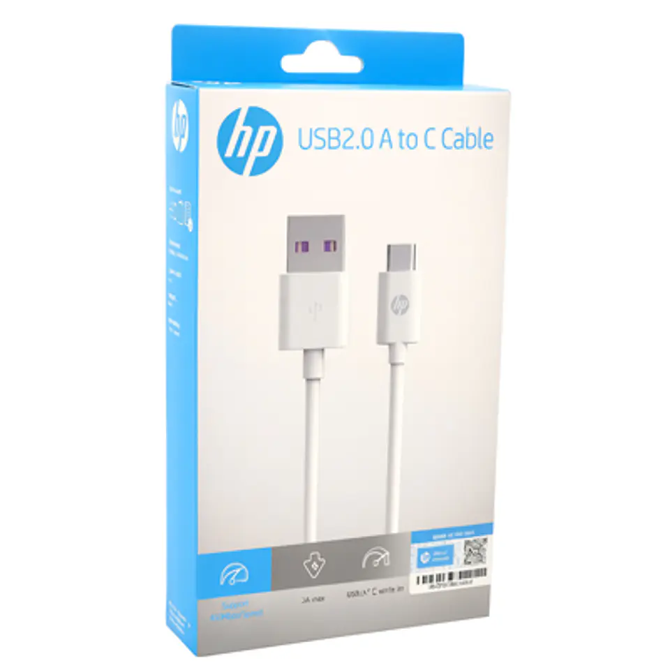 CABLE HP USB-C 2M BLANCO 3A 480MBPS DHC-TC100 2