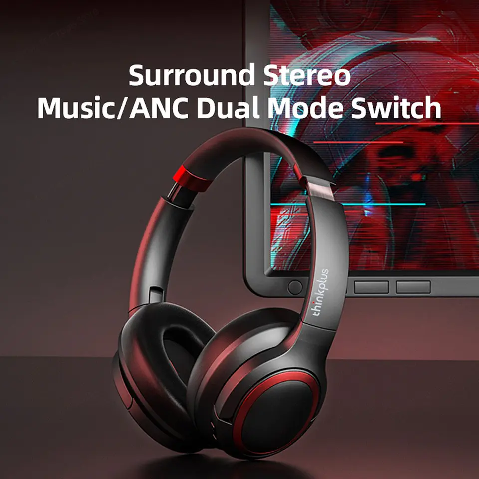Audífonos Lenovo Thinkplus TH40 Bluetooth 5.0 ANC Negro 2