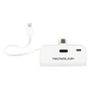 Power Bank TecnoLab TL778W 10.000 mAh 20W USB-C y Lightning Blanco - Miniatura 2