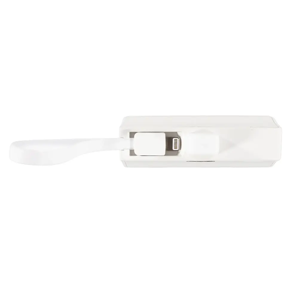 Power Bank TecnoLab TL778W 10.000 mAh 20W USB-C y Lightning Blanco 4