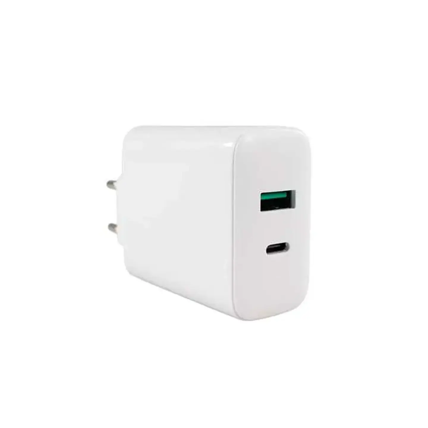 Cargador TecnoLab TL716 65W USB-C + USB-A Carga Rápida Blanco 2