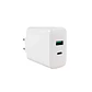 Cargador TecnoLab TL716 65W USB-C + USB-A Carga Rápida Blanco - Miniatura 2
