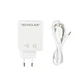 Cargador TecnoLab TL716 65W USB-C + USB-A Carga Rápida Blanco - Miniatura 3