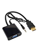 Adaptador TecnoLab TL734 HDMI a VGA 1080p con Audio 3,5 mm - Miniatura 2
