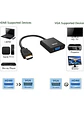 Adaptador TecnoLab TL734 HDMI a VGA 1080p con Audio 3,5 mm - Miniatura 4