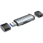 Lector de Tarjetas TecMaster TM-100565 USB-C y USB 3.0 SD/TF - Miniatura 1