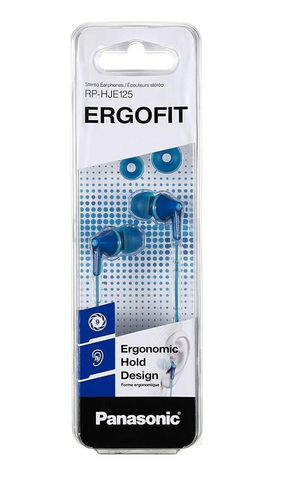 Audífonos In-Ear Panasonic ErgoFit RP-HJE125-A Azul 3,5 mm 4