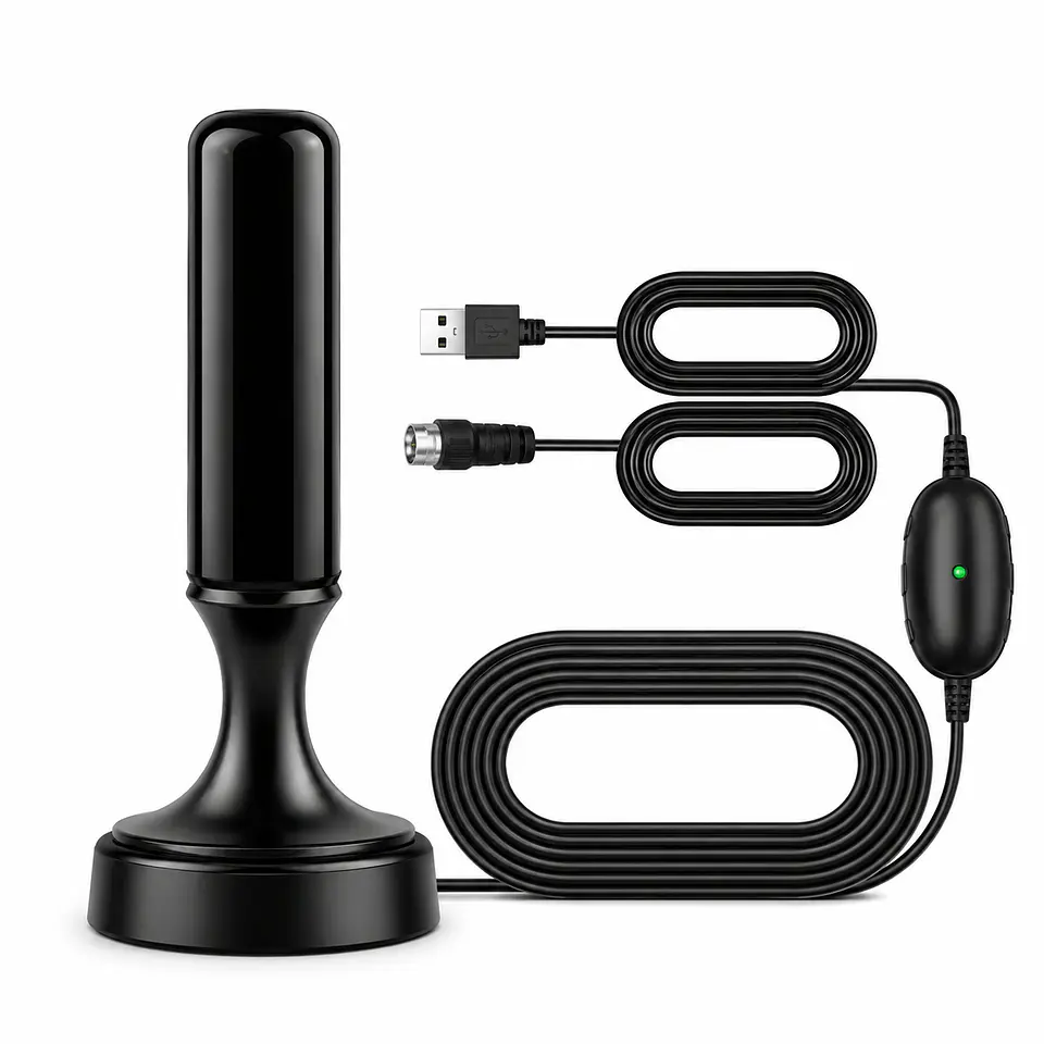 Antena TV Digital Tecnolab TL590 Amplificada 5 m Full HD / 4K 3