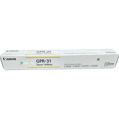 Tóner Original Canon GPR-31 Yellow 27.000 Páginas