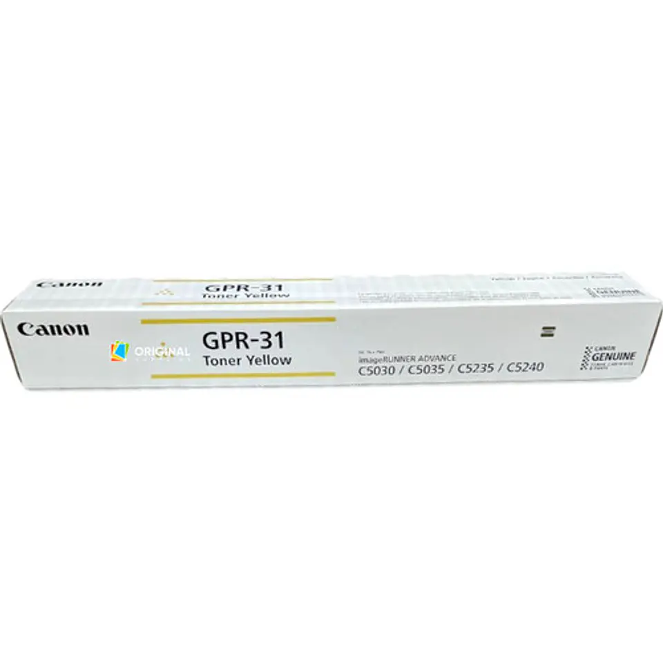 Tóner Original Canon GPR-31 Yellow 27.000 Páginas 1
