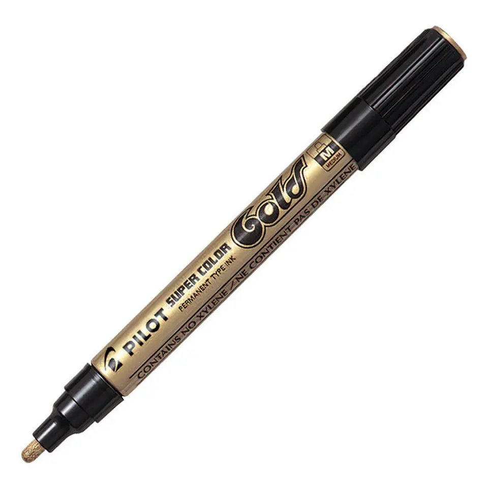Marcador Permanente Pilot Super Color SC-M Oro 2 mm 4