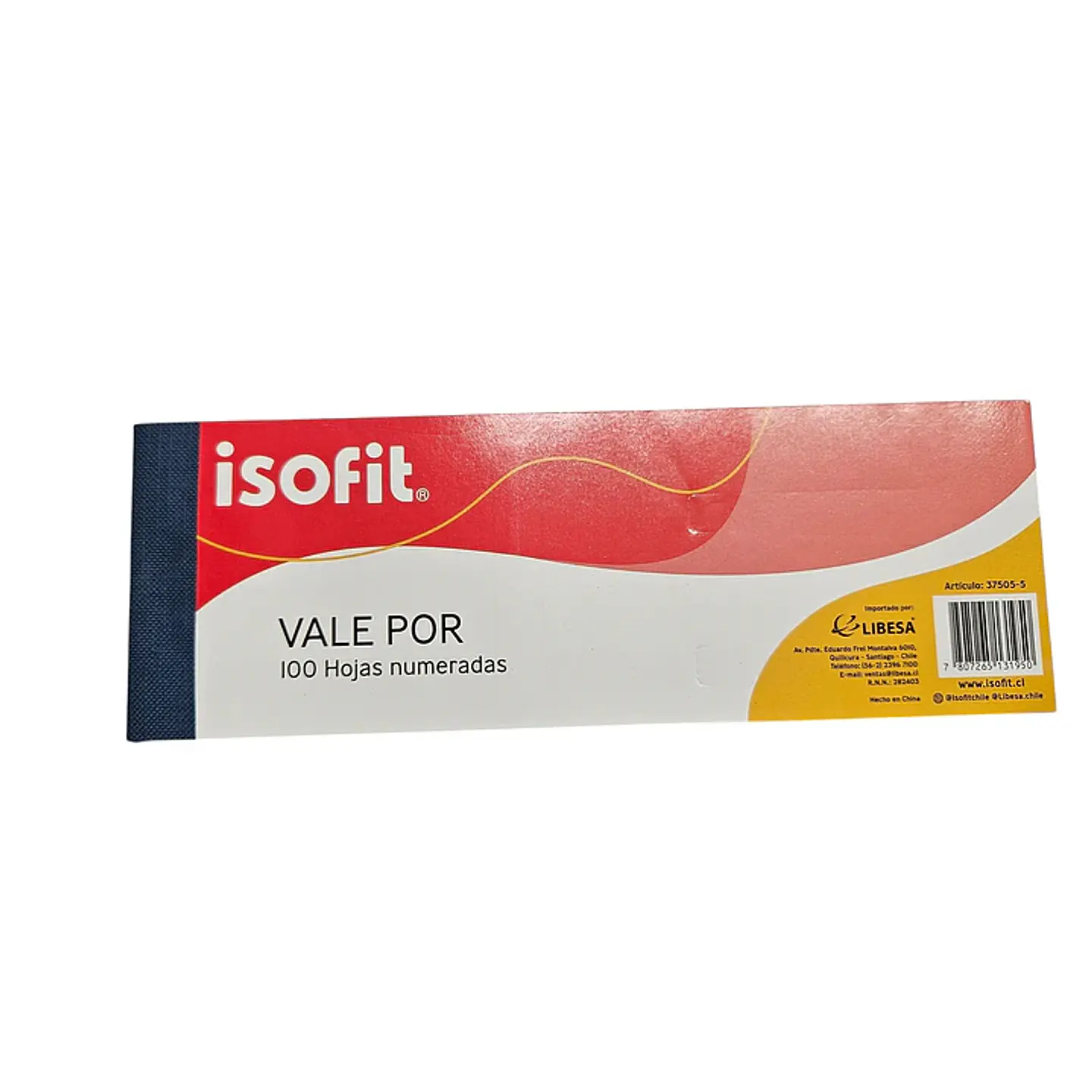 Talonario Vale Por Isofit 100 Hojas Numeradas 1