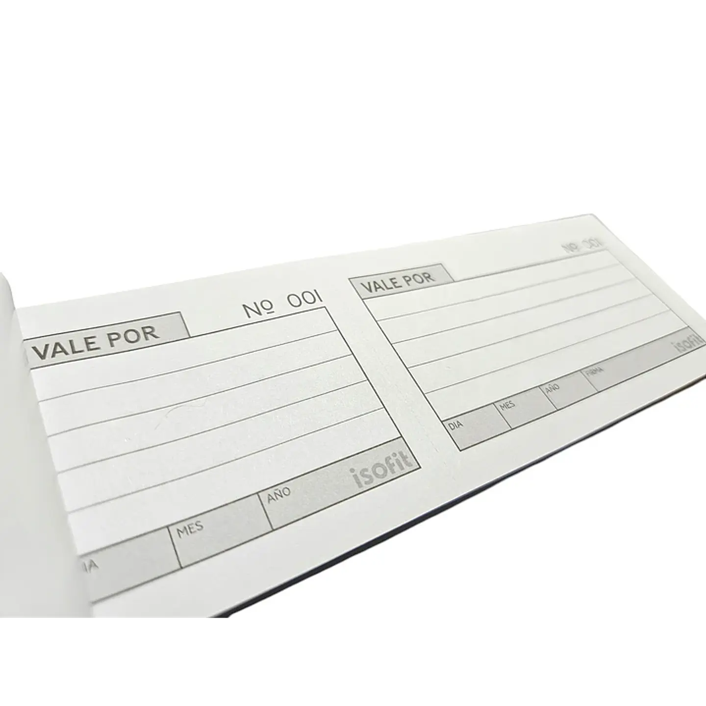 Talonario Vale Por Isofit 100 Hojas Numeradas 3