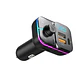 Cargador de Auto Tecnolab TL788 25W con Transmisor FM Bluetooth 5.3 Negro - Miniatura 1