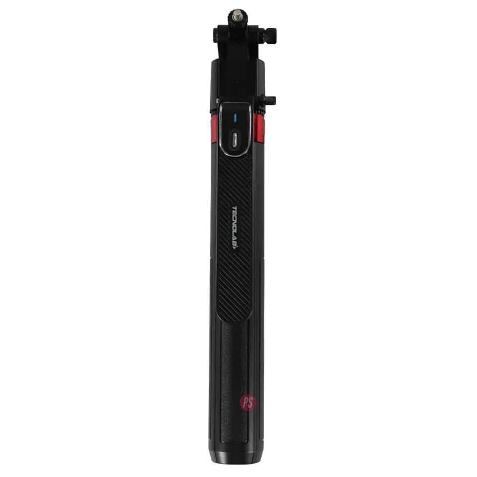 Bastón Selfie Tecnolab TL825 con Trípode y Seguimiento Facial Negro 3