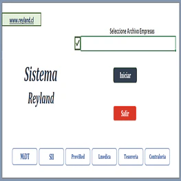 Sistema Reyland pago unico $75.000 (Incluye Contabilidad, Remuneraciones y Tributaria) 