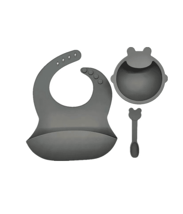 Set Alimentación de Silicona Gris