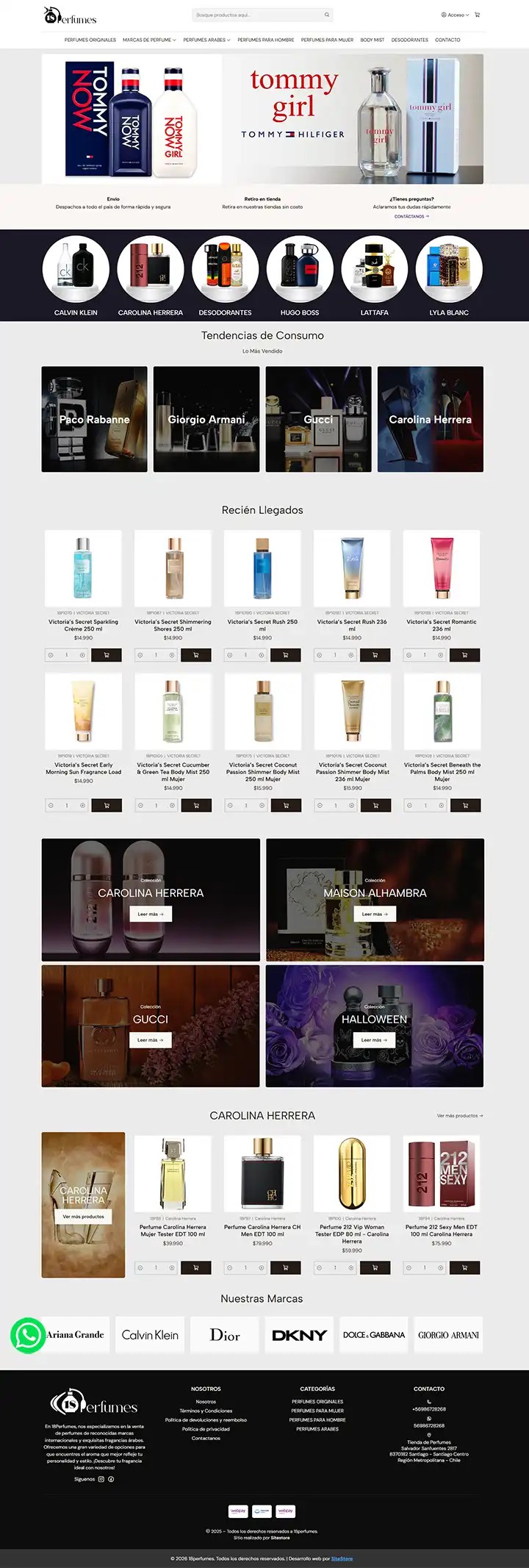 18perfumes Ecommerce