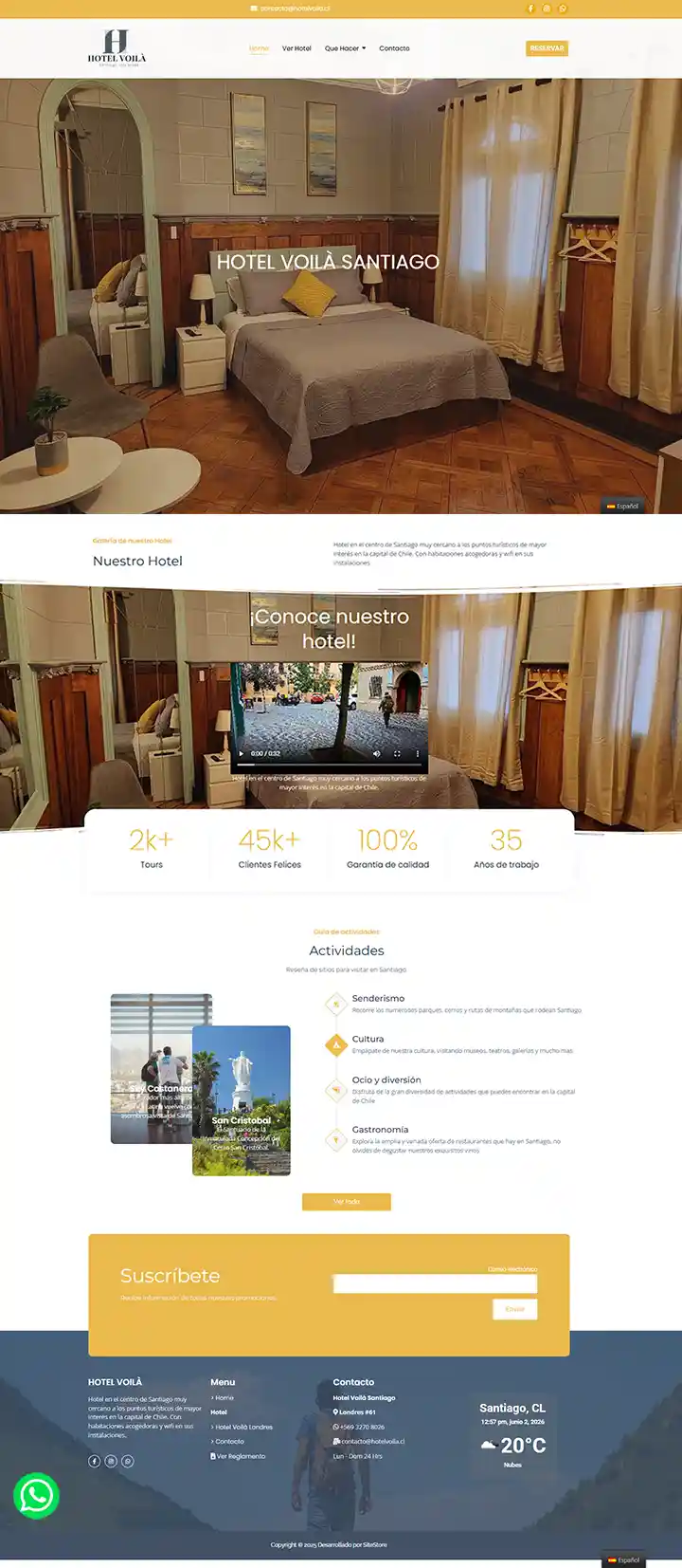Web Informativa HotelVoila