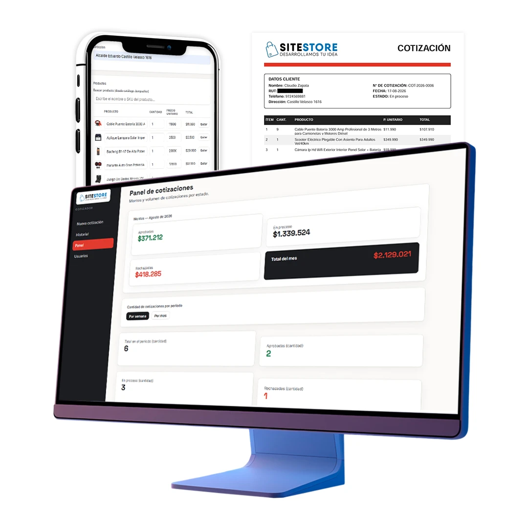 Sistema de Cotizaciones B2B y Presupuestos PDF para Jumpseller