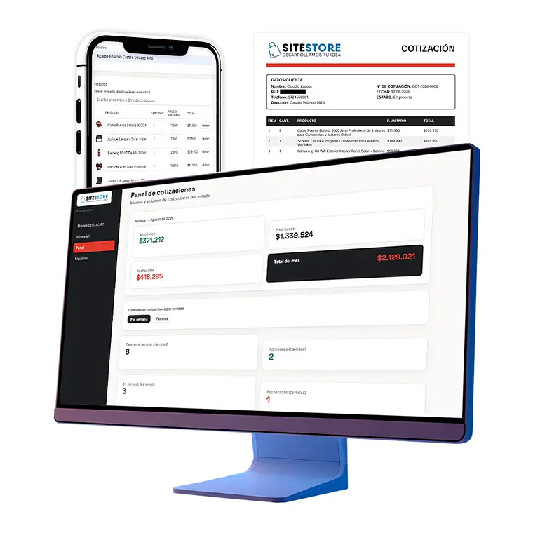 Sistema de Cotizaciones B2B y Presupuestos PDF para Jumpseller 1