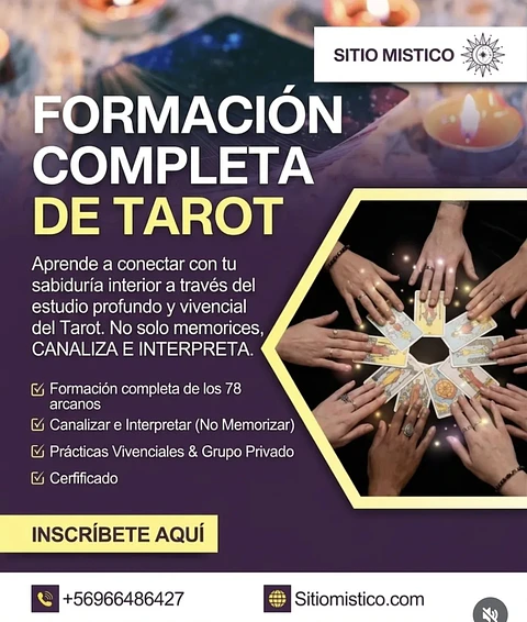 Vive de las Lecturas de Tarot (Certificación Profesional)