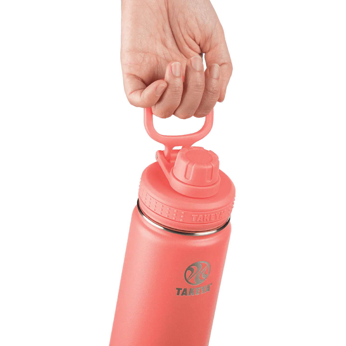 BOTELLA TAKEYA 530ML ANTIGOT CORAL 2
