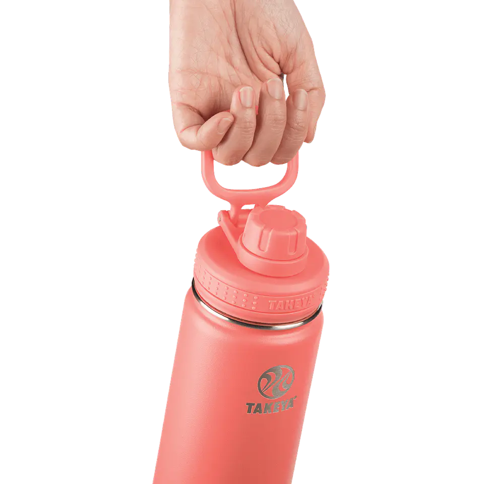 BOTELLA TAKEYA 530ML ANTIGOT CORAL 2